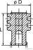 Уплотнительная / защитная пробка HERTH+BUSS JAKOPARTS 50282043 (фото 2)