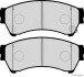 Комплект тормозных колодок, дисковый механизм JAKOPARTS J3603069 (фото 2)