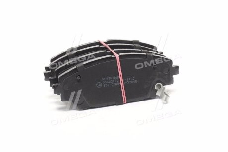 Колодки тормозные дисковые передние Mazda CX-3 15-, Mazda3 13- HERTH+BUSS JAKOPARTS J3603072