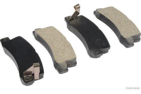 Комплект тормозных колодок, дисковый механизм JAKOPARTS J3612013