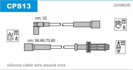 Дроти запалення, набір Janmor CPS13