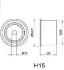 Паразитный / Ведущий ролик, зубчатый ремень JAPANPARTS BE-H15 (фото 3)