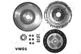 VW К-кт сцепления с маховиком Audi A3,Skoda Octavia,SuperB,Caddy III,Golf V,VI,Passat,Touran 1.9/2.0TDI 03- JAPANPARTS KVVW01