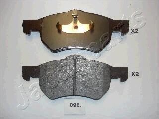 Комплект тормозных колодок, дисковый механизм JAPANPARTS PA-096AF