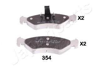 Колодки гальмівні FORD P. FIESTA -96/96-00/KA -00 JAPANPARTS PA354AF (фото 1)