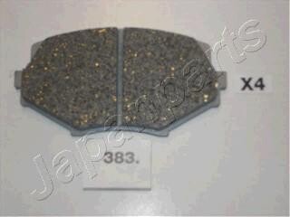 Комплект тормозных колодок, дисковый механизм JAPANPARTS PA-383AF