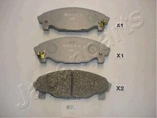 Комплект гальмівних колодок, дискове гальмо JAPANPARTS PA-699AF