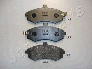 Комплект тормозных колодок, дисковый механизм JAPANPARTS PA-H13AF