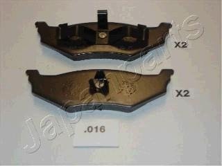 Гальмівні колодки, дискове гальмо (набір) JAPANPARTS PP016AF