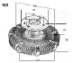 Віскомуфта вентилятора охолодження JAPANPARTS VC102 (фото 3)