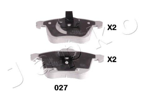 Гальмівні колодки (набір) JAPKO 50027