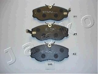 Комплект тормозных колодок, дисковый механизм JAPKO 50140