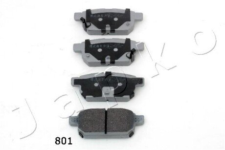 Гальмівні колодки, дискове гальмо (набір) JAPKO 51801