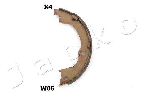Гальмівні колодки ручного гальма JAPKO 55W05