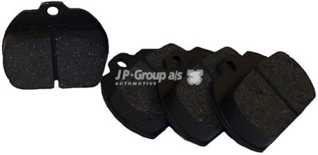 Гальмівні колодки, дискове гальмо (набір) (QUINTON HAZELL) JP GROUP 8163600910