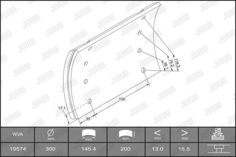 Автозапчасть Jurid 1957401070