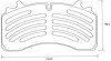 Комплект тормозных колодок, дисковый механизм Jurid 2916205390 (фото 1)