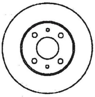 Диск гальмівний CROMA/MULTIPLA 251mm /T/ STILO Jurid 561329JC