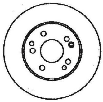 Диск гальмівний MERCEDES Jurid 561331JC