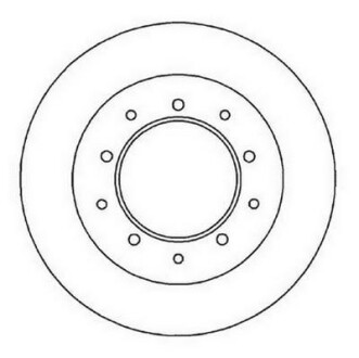 Гальмівний диск Jurid 561353JC