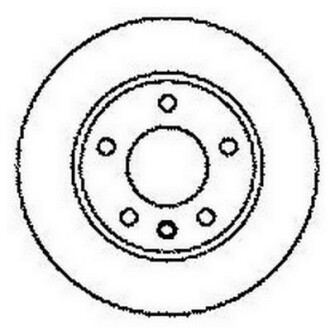Гальмівний диск Jurid 561609JC