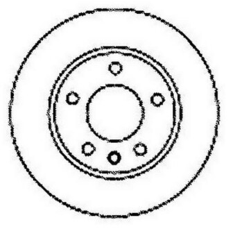 Гальмівний диск Jurid 561610JC