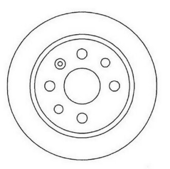 Гальмівний диск Jurid 561961JC