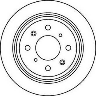 Гальмівний диск Jurid 562016JC