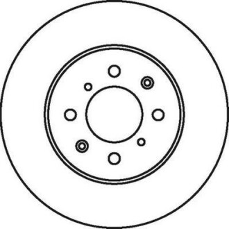 Диск гальмівний ROVER 25 200 400 Jurid 562082JC