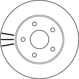 Тормозной диск Jurid 562147JC