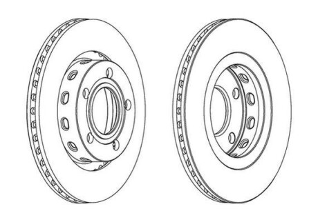Гальмівний диск Jurid 562176JC