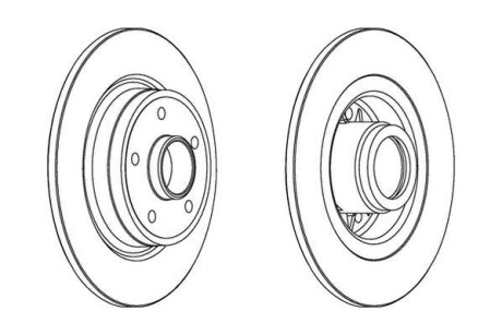 Гальмівний диск Jurid 562184JC1
