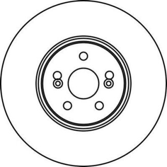 Гальмівний диск Jurid 562187JC