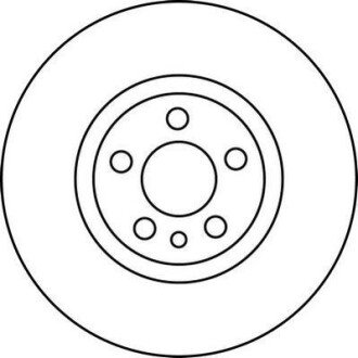 Диск гальмівний CI/FI/PE C8 JUMPY SCUDO P807 Jurid 562224JC