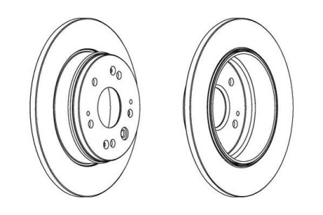 Тормозной диск Jurid 562284JC