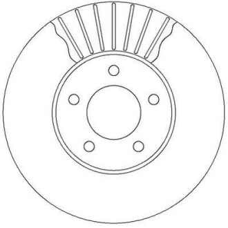 Тормозной диск Jurid 562292JC