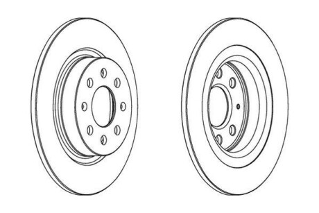 Гальмівний диск Jurid 562305JC