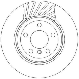 Тормозной диск Jurid 562327JC