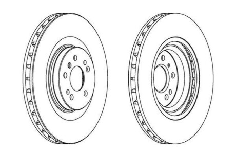 Гальмівний диск Jurid 562346JC1