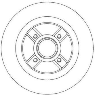 Гальмівний диск Jurid 562368JC