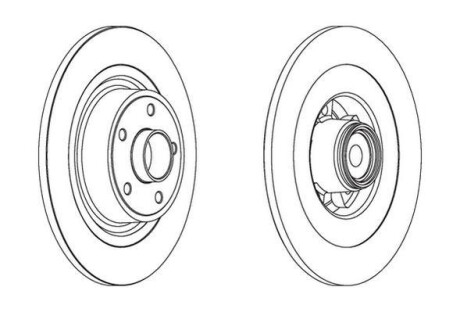 Гальмівний диск Jurid 562375J