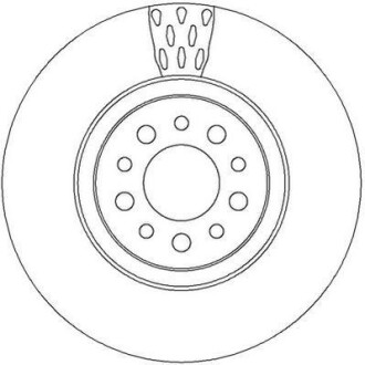 Гальмівний диск Jurid 562391JC