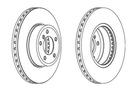 Гальмівний диск Jurid 562397JC