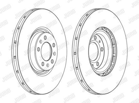 Диск гальмівний Jurid 562398JC-1