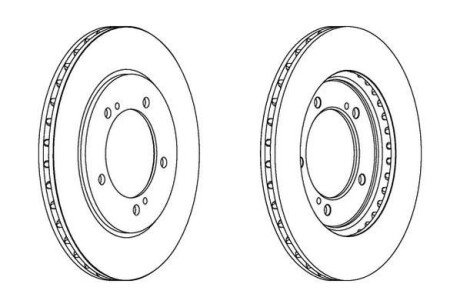 Диск гальмівний Jurid 562445JC