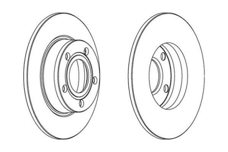 Гальмівний диск Jurid 562503JC