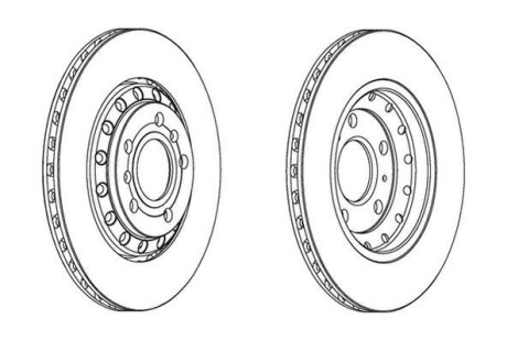 Гальмівний диск Jurid 562518JC