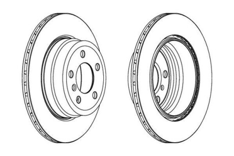 Гальмівний диск Jurid 562521JC