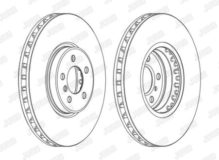 Диск гальмівний + !.. Jurid 562522JC1