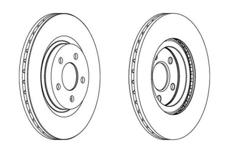 Гальмівний диск Jurid 562524JC